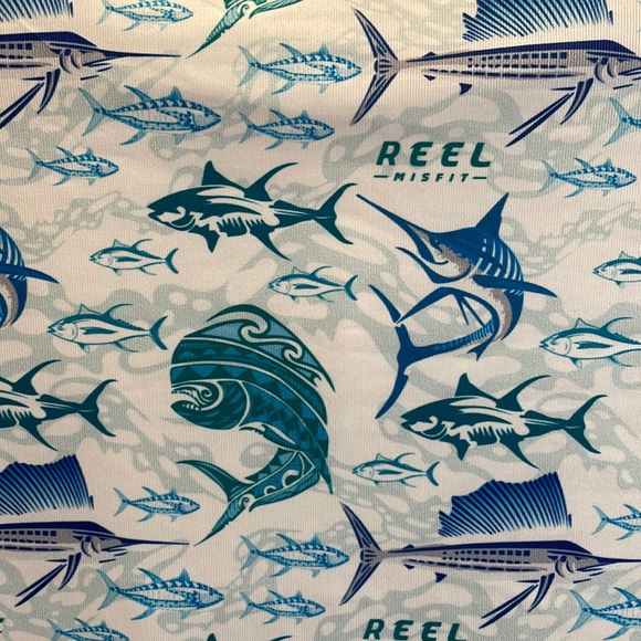 Men’s REEL fishing shirt - Picture 4 of 4